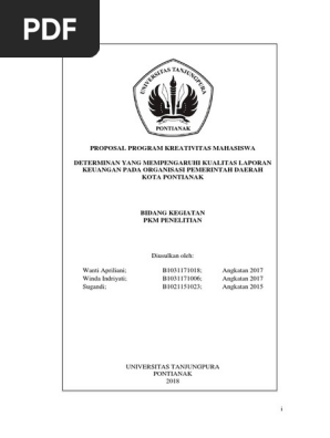 View Contoh Proposal Pkm Penelitian Akuntansi Gif  serverupsus
