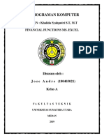 Jose Andre - 180403021 - TUGAS 3