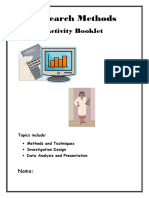 Research Methods Activity Booklet