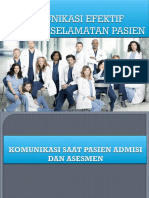 Komunikasi Efektif Dalam Keselamatan Pasien