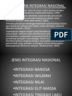 Pengertian Integrasi Nasional