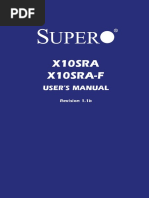 Supermicro X10SRA F Manual