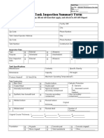 API 653 Tank Inspection Form