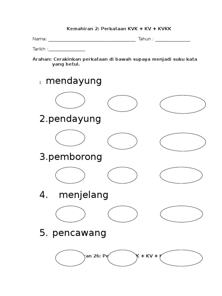 Soalan Ujian Bulan Mac Bahasa Inggeris Tahun 5 2019 