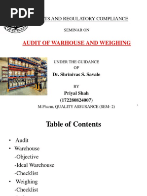 3. warehouse audit.pptx
