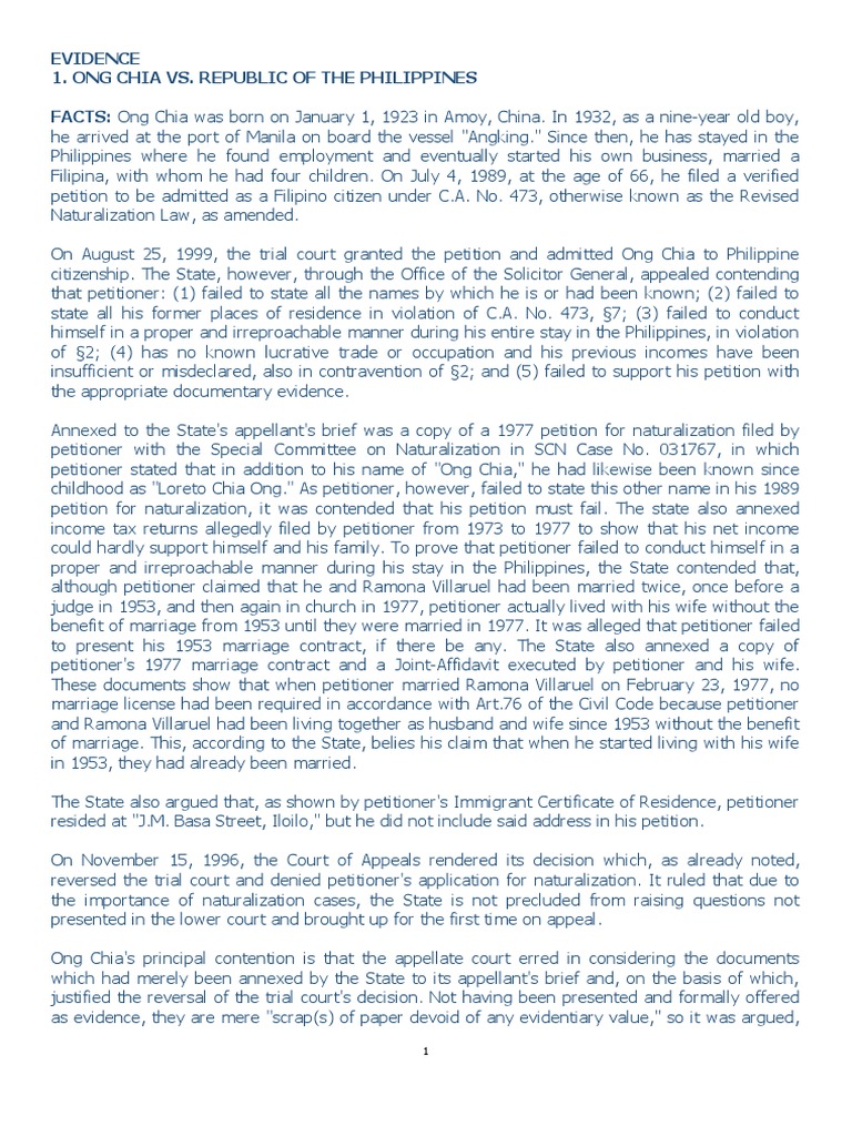 Evidence Compiled Digests | PDF | Hearsay | Daubert Standard