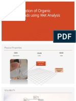 Determination of Organic Compounds Using Wet Analysis: Maniell Dymna B. Dulay