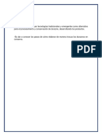 Informe de Alimentos