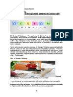 Design Thinking: Metodología de innovación centrada en el usuario