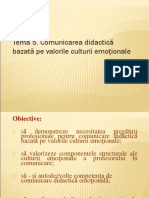 Comunicare Didactica Bazata Pe Valorile Culturii Emotionale