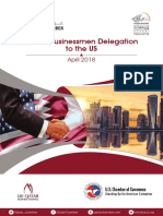 Qatari Businessmen Delegation US PDF