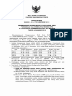 Pengumuman Pelaksanaan SKD Penerimaan CPNSD Kota Balikpapan 2018 PDF