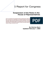 Stanley Bach 2001-Suspension of The Rules Messaging Weaponized Transparency CRS Report