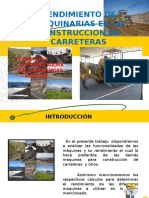 RENDIMIENTO DE MAQUINARIAS EN LA CONSTRUCCION DE CARRETERAS.pdf