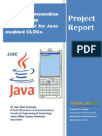Project: J2Me Implementation in Mobile App Development For Java Enabled Cldcs