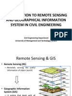 Introduction To Remote Sensing and Geographical Information System in Civil Engineering