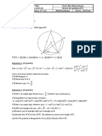 Devoir de Synthèse N°1 Math 2015 2016 (MR Ben Alaya Aymen)