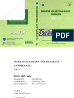 Indikator Kesejahteraan Rakyat Pandeglang 2011 PDF