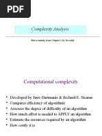 Complexity Analysis: Text Is Mainly From Chapter 2 by Drozdek