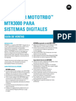 Motorola MTR3000 Mototrbo Repeater Sales Guide Es 111810 PDF