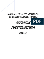 Manual de Auto Control de Legionelosis Hotel - Sheraton Fuerteventura PDF