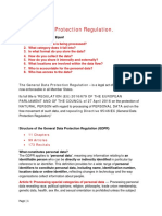 GDPR Study Notes PDF