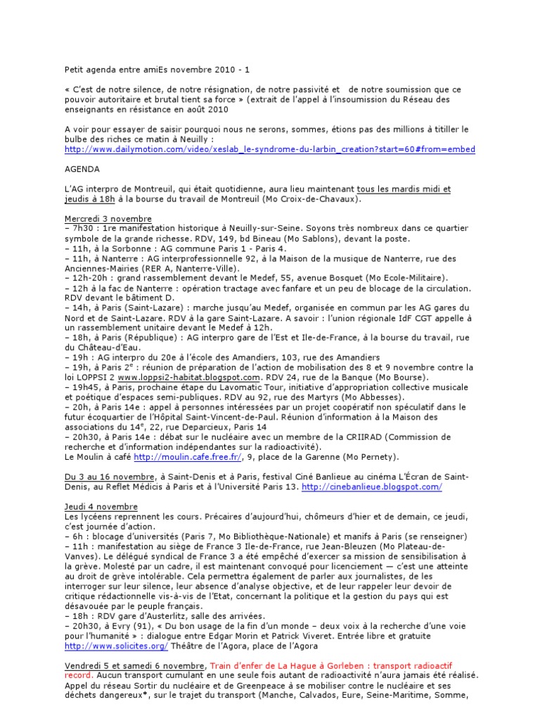 1011 Paea Novembre 2010 1 Radioactive Waste Waste - 
