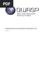 OWASP Application Security Verification Standard 3.0.1 PDF