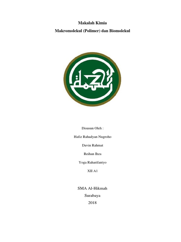 Makalah Kimia Polimer Biomolekul Docx
