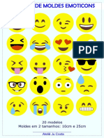 20 modelos de emoticons para imprimir