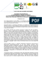 Insieme in Rete per Sviluppo Sostenibile-Doc Programmatico PGT e Pedemontana agg. 08/08