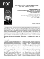 O uso da estatística de qui-quadrado No controle de processos