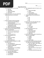 Mega Musical Test