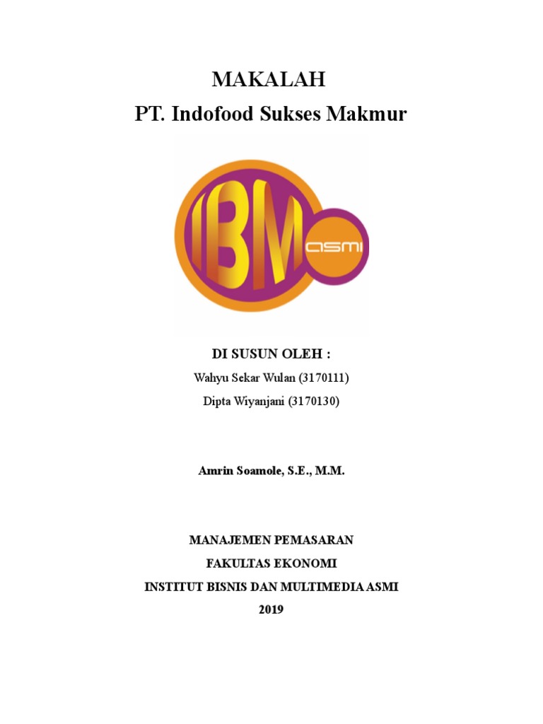 Makalah Indomie
