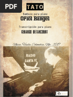 TATO. Bambuco. Partitura.