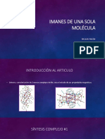 Imanes de Una Sola Molécula