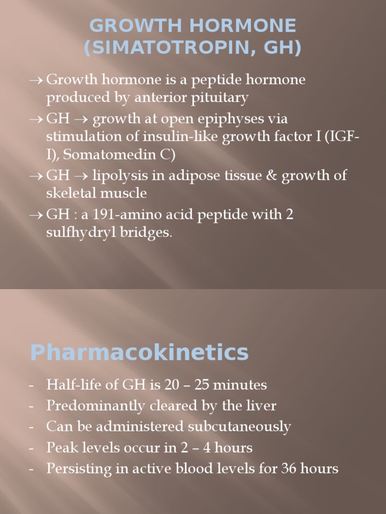 Growth Hormone: Dosage and Effects | PDF | Growth Hormone | Insulin ...