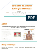 1.2.3 Alteraciones Del Sistema Linfohemático y La Hemostasia