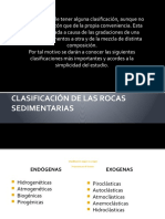 Clasificación de Las Rocas Sedimentarias