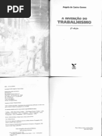 A Invenção do trabalhismo