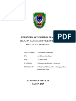 Kerangka Acuan Kerja (Kak) : Belanja Bahan Logistik Kantor Rsud Kuala Pembuang