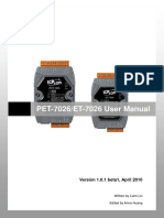 PET-7026/ET-7026 User Manual: Version 1.0.1 Beta1, April 2010