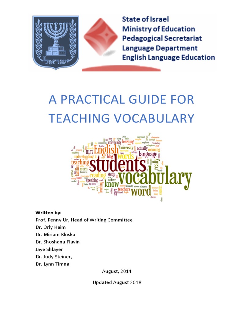 Practical Guide Vocab Sep 6 | PDF | Vocabulary | Reading Comprehension