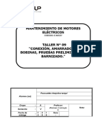 T09-G-Conexión, Amarrado de Bobinas, Pruebas Preliminares y BarnizadoTERMINAR