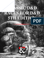 Classic D&D Races For D&D 5th Edition