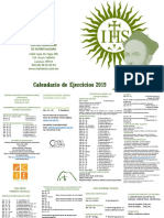 Calendario espiritual CIE 2019