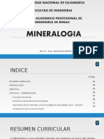 Mineralogía 01 - Minas - 2019