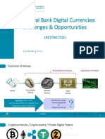 Central Bank Digital Currencies Challenges and Opportunities
