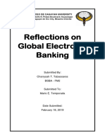 Charrysah Tabaosares - Reflections On Global Electronic Banking