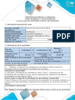 Guía de Actividades y Rubrica de Evaluación - Tarea 4 - Elaborar Vídeo de Investigación de Mercados